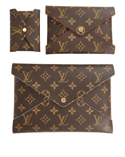 Louis Vuitton Kirigami Pochette Bag, &pound;410, Handbags, Brown, Canvas, Front view